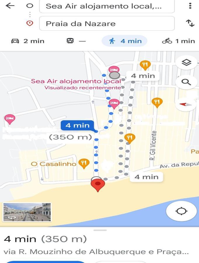 Sea Air Alojamento Local Nazaré Dış mekan fotoğraf